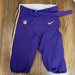 Minnesota Vikings NFL Nike Authentic Team Issued Purple Pants Waist Sizes